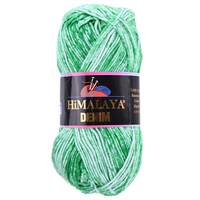 Obrázok ku produktu Pletacia priadza Himalaya DENIM 15 zelená biela
