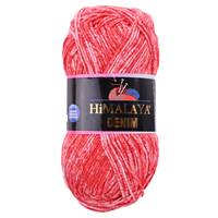 Obrázok ku produktu Pletacia priadza Himalaya DENIM 21 červená biela