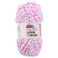 Obrázok ku produktu Pletacia priadza Himalaya DOLPHIN BABY COLORS  80404 biela ružová zelená