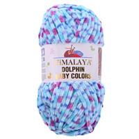 Obrázok ku produktu Pletacia priadza Himalaya DOLPHIN BABY COLORS  80407 fialová modrá ružová