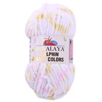 Obrázok ku produktu Pletacia priadza Himalaya DOLPHIN BABY COLORS  80408 biela ružová žltá