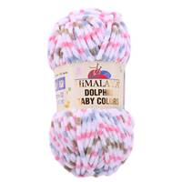Obrázok ku produktu Pletacia priadza Himalaya DOLPHIN BABY COLORS  80413 biela hnedá ružová sivá