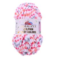 Obrázok ku produktu Pletacia priadza Himalaya DOLPHIN BABY COLORS  80420 biela oranžová ružová sivá