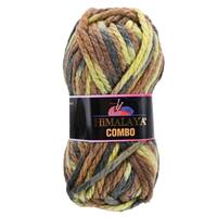 Obrázok ku produktu Pletacia vlna Himalaya COMBO 52703 hnedá žltá zelená