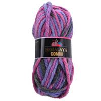 Obrázok ku produktu Pletacia vlna Himalaya COMBO 52723 čierna fialová ružová