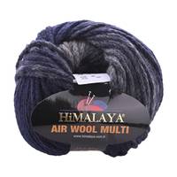 Obrázok ku produktu Pletacia vlna Himalaya AIR WOOL MULTI 76123 modrá sivá