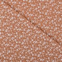 Obrázok ku produktu BAVLNENÁ LÁTKA vzory listy hnedá biela