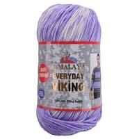 Obrázok ku produktu Pletacia priadza Himalaya EVERYDAY VIKING 70519 smotanová sivá fialová