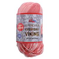 Obrázok ku produktu Pletacia priadza Himalaya EVERYDAY VIKING 70513 smotanová oranžová