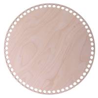 Obrázok ku produktu Drevené dno okrúhle béžová 30cm 1ks