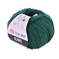 Obrázok ku produktu Pletacia priadza YarnArt JEANS 92 tmavá zelená