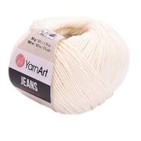 Obrázok ku produktu Pletacia priadza YarnArt JEANS 03 smotanová