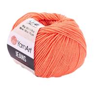Obrázok ku produktu Pletacia priadza YarnArt JEANS 23 oranžová svetlá