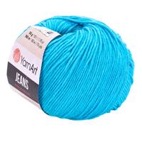 Obrázok ku produktu Pletacia priadza YarnArt JEANS 33 modrá tyrkysová