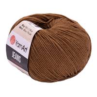Obrázok ku produktu Pletacia priadza YarnArt JEANS 40 hnedá