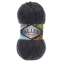 Obrázok ku produktu Pletacia priadza Alize BURCUM KLASIK 195 sivá tmavá