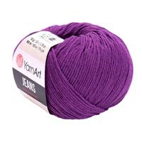 Obrázok ku produktu Pletacia priadza YarnArt JEANS 50 fialová