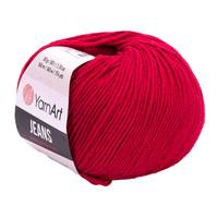 Obrázok ku produktu Pletacia priadza YarnArt JEANS 51 bordová