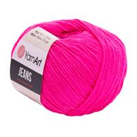 Obrázok ku produktu Pletacia priadza YarnArt JEANS 59 ružová neonová