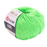Obrázok ku produktu Pletacia priadza YarnArt JEANS 60 zelená neonová