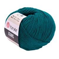 Obrázok ku produktu Pletacia priadza YarnArt JEANS 63 zelená