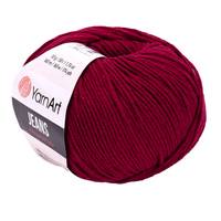 Obrázok ku produktu Pletacia priadza YarnArt JEANS 66 bordová