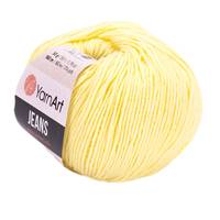Obrázok ku produktu Pletacia priadza YarnArt JEANS 67 žltá svetlá