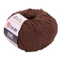 Obrázok ku produktu Pletacia priadza YarnArt JEANS 70 hnedá tmavá