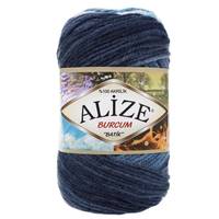 Obrázok ku produktu Pletacia priadza Alize BURCUM BATIK 1899 biela modrá