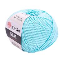 Obrázok ku produktu Pletacia priadza YarnArt JEANS 76 modrá svetlá tyrkysová