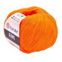 Obrázok ku produktu Pletacia priadza YarnArt JEANS 77 oranžová neonová