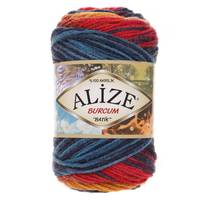 Obrázok ku produktu Pletacia priadza Alize BURCUM BATIK 4340 žltá modrá béžová
