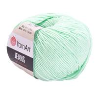 Obrázok ku produktu Pletacia priadza YarnArt JEANS 79 zelená svetlá mentolová