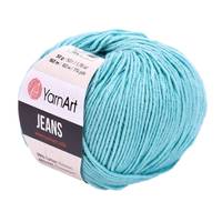 Obrázok ku produktu Pletacia priadza YarnArt JEANS 81 modrá tyrkysová