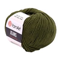 Obrázok ku produktu Pletacia priadza YarnArt JEANS 82 zelená tmavá