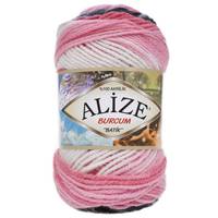 Obrázok ku produktu Pletacia priadza Alize BURCUM BATIK 1602 ružová biela sivá