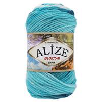 Obrázok ku produktu Pletacia priadza Alize BURCUM BATIK 1892 modrá biela