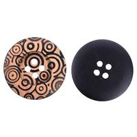 Obrázok ku produktu GOMBÍK 27mm drevený čierna hnedá