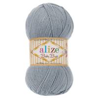 Obrázok ku produktu Pletacia priadza Alize BABY BEST 119 sivá