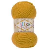 Obrázok ku produktu Pletacia priadza Alize BABY BEST 281 žltá okrová