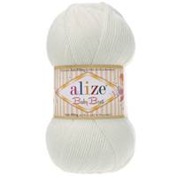 Obrázok ku produktu Pletacia priadza Alize BABY BEST 450 smotanová