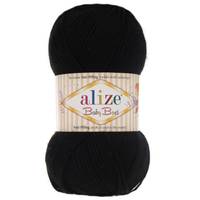 Obrázok ku produktu Pletacia priadza Alize BABY BEST 060 čierna