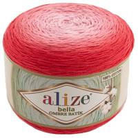 Obrázok ku produktu Pletacia priadza Alize BELLA Ombré batik 7404  červená