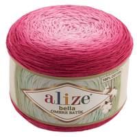 Obrázok ku produktu Pletacia priadza Alize BELLA Ombré batik 7405  ružová