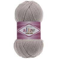 Obrázok ku produktu Pletacia priadza Alize COTTON GOLD 200 sivá svetlá