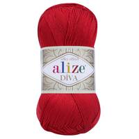 Obrázok ku produktu Pletacia priadza Alize DIVA 106 červená