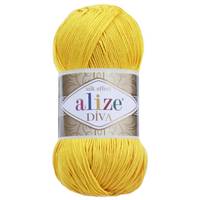 Obrázok ku produktu Pletacia priadza Alize DIVA 110 žltá