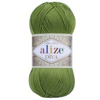 Obrázok ku produktu Pletacia priadza Alize DIVA 210 zelená