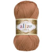 Obrázok ku produktu Pletacia priadza Alize DIVA 261 hnedá svetlá