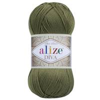 Obrázok ku produktu Pletacia priadza Alize DIVA 273 zelená tmavá